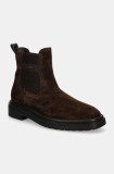 Gant botine din piele intoarsa Boggar barbati, culoarea maro, 29653739 G399
