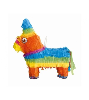 Pinata petrecere model magarus curcubeu 35 x 36 x 12 cm foto