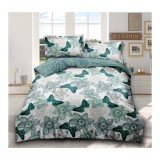 Cumpara ieftin Lenjerie de Pat 4 Piese - Bumbac Satinat - DNA78