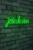 Decoratiune luminoasa LED, Joie de Vivre, Benzi flexibile de neon, DC 12 V, Verde, Neon Graph