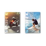 Caiet Design Sports, A5, 48 file, h&acirc;rtie 80gr./mp, copertă carton 300gsm,