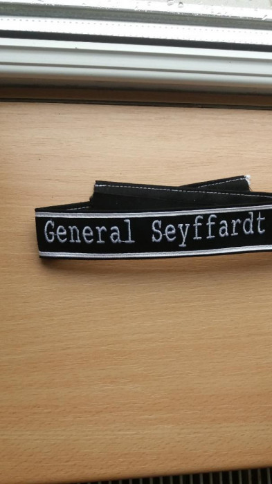 WW2 Banderola Germana SS Waffen General Seyffardt Regiment