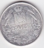 ROMANIA 250 LEI 1941 TPT, Argint