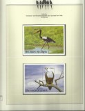 GHANA 1991 FAUNA PASARI - PE CARTON DE PREZENTARE