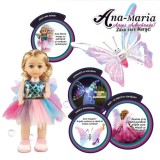 Papusa Ana Maria Zana cu Aripi Adevarate Idea, 4-6 ani, Fata, Oem