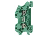Term. &icirc;mbinare 2,5mm&sup2; 2 borne verde 5,1mm