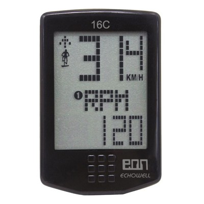 Vitezometru Echowell Eon-16C - Wireless, Negru Ultimate FactoryBikes foto