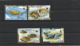 Sao Tome e Principe 2001 - Fauna , WWF , Testoase , serie 4 valori , dantelate , MNH , Mi.1899-1902, Nestampilat