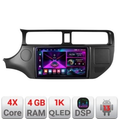 Navigatie Kia Rio 2011-2014 A-rio-11 4+64 InCell Display 1K Android Waze USB Navigatie Internet Youtube Radio CarStore Technology foto