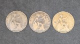 One Penny 1917 + 1918 + 1919