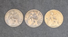 One Penny 1917 + 1918 + 1919 foto