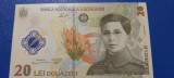 2 Bancnote 20 lei UNC Ecaterina Teodoroiu, Litera