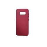 Husa silicon soft-touch compatibila cu Samsung S8 Visiniu, ALC MOBILE