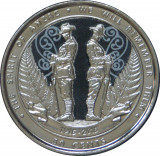 Noua Zeelanda 50 Cents 2015 - Elizabeth II (Spirit of ANZAC) Md4, KM-376 UNC !!!