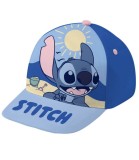 Șapcă bebeluș cu vizieră STITCH albastru/roz 44/46