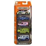 MATCHBOX SET 5 MASINUTE METALICE MBX CITY DRIVERS V SCARA 1 LA 64