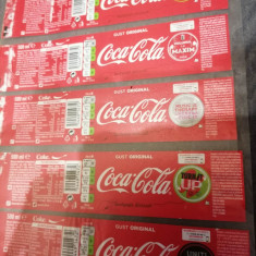 N7 Lot 10 etichete diferite COCA COLA