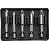Yato YT-06035 - Set extractoare suruburi rupte 0-14 mm 5 bucati