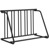DURHAND Suport Biciclete 114cm, Sistem de Depozitare pentru 3 Biciclete, Ideal pentru Garaje și Magazine, Metal | Aosom Romania