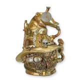 Statueta STEAMPUNK cu cap de bufnita SP-15, Abstract