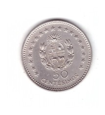 Moneda Uruguay 50 centesimos 1960, stare foarte buna, curata
