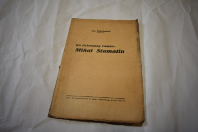 Ion Tazlauanu - Un lichenolog roman Mihai Stamatin 1937 foto
