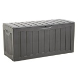 Cumpara ieftin Cutie de depozitare, negru, 118x53x57 cm, polipropilena