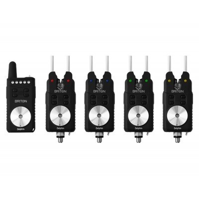 Set avertizori/senzori wireless Delphin BRITON, 4+1, negru foto