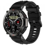 Curea Techsuit W067 pentru Amazfit T-Rex Ultra, Neagra, Universal