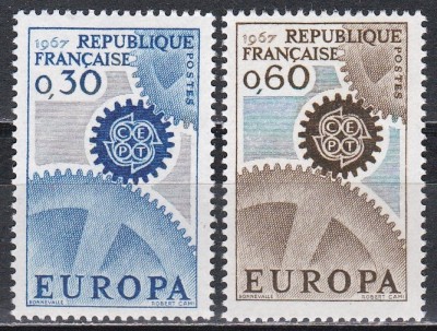 Franta 1967 - Europa CEPT, MNH foto