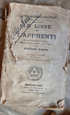 Oswald Wirth - Le Livre de L&amp;#039;Apprenti foto