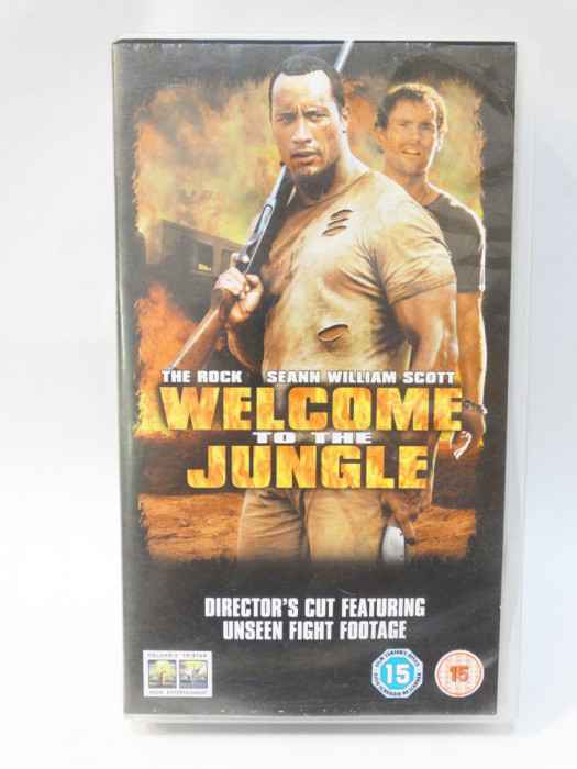 Caseta video VHS originala film - Welcome to the Jungle
