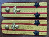 C1 LCV 6 - Grade militare - comunism RSR - veston - locotenent colonel infanterie - semne de arma auriu