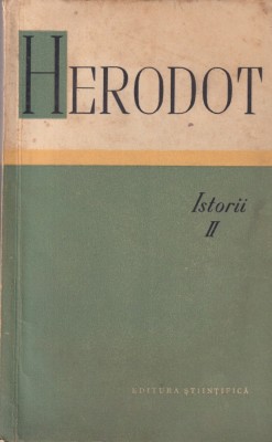 Herodot - Istorii, volumul 2 foto