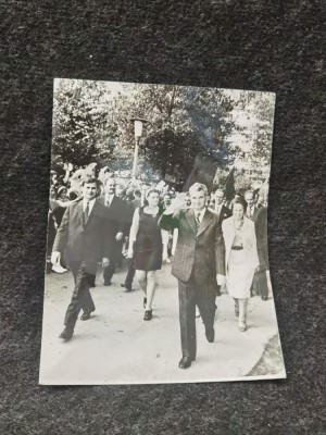 Foto vizita Ceausescu cu Tovarasa. foto