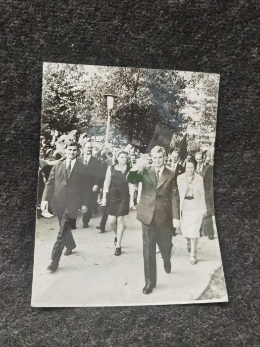Foto vizita Ceausescu cu Tovarasa.