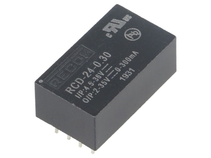 Convertor DC/DC PCB 2...35V, 0,3A