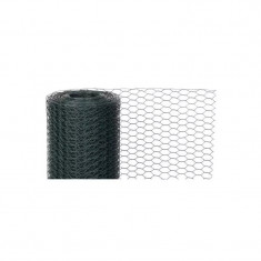 Gard plasa rabitz, pvc, verde, 13 mm, 0.9 mm, inaltime 0.5 m