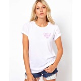 Tricou dama alb - C&#039;est la vie - XL