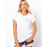 Tricou dama alb - C&#039;est la vie - M