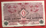 BNKRO05 Romania 1 coroana 1916 scris in Romana