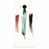 Husa silicon pentru Huawei Y6 2017, Three Feathers