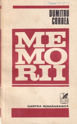 Dumitru Corbea - Memorii foto
