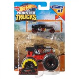 Hot Wheels Monster Truck Bone Shaker cu masinuta metalica