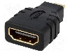 Cablu {{Tip cablu de conectare}}, HDMI soclu, micro mufa HDMI, {{Lungime cablu}}, {{Culoare izola&amp;amp;#355;ie}}, LOGILINK - AH0010 foto