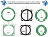Set garnituri cap compresor de aer in V 2 pistoane 1x90mm si 1x65mm in dubla etapa 12.5 bari Model V-0.6/1.25 (F) CH178