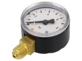 Manometru PNEUMAT 0-10bar 50mm Carcasa Metalica Conexiune G1/4 Clasa 1.6