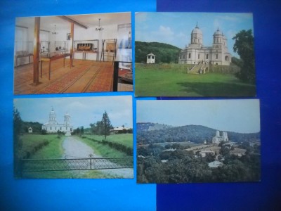 HOPCT LOT 1913 MANASTIREA CELIC DERE-JUD TULCEA -4 CARTI POSTALE-RSR-NECIRCULATE foto