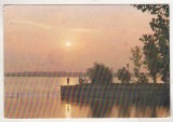 bnk cp Mamaia - Apus de soare pe Siutghiol - circulata