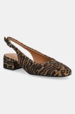 Billi Bi tocuri din piele intoarsa culoarea maro, cu toc drept, cu toc deschis, A8062